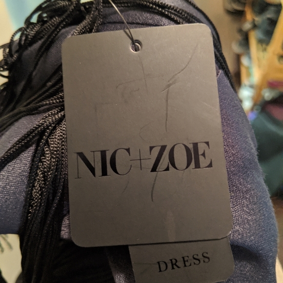 BNWT Nic & Zoe Fringe Dress - Picture 2 of 10